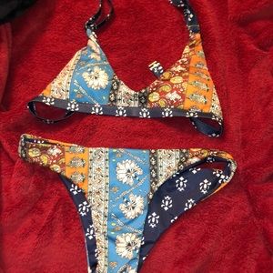 Zaful Reversible Bathing suit Set